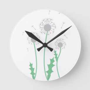 Horloge Ronde Pissenlits