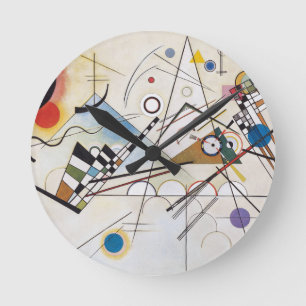 Horloge Ronde PixDezines Kandinsky 1923 Composition VIII