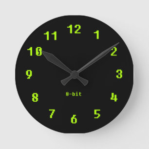 Horloge Ronde pixel à 8 bits