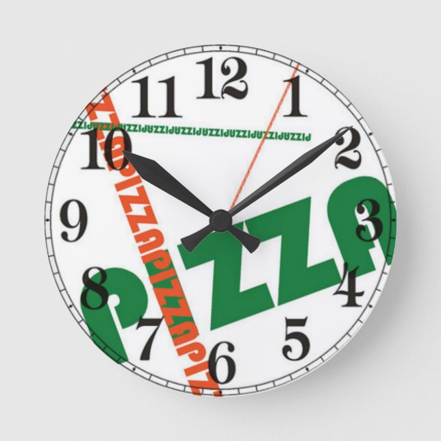 Horloge Ronde Pizza (Recto)