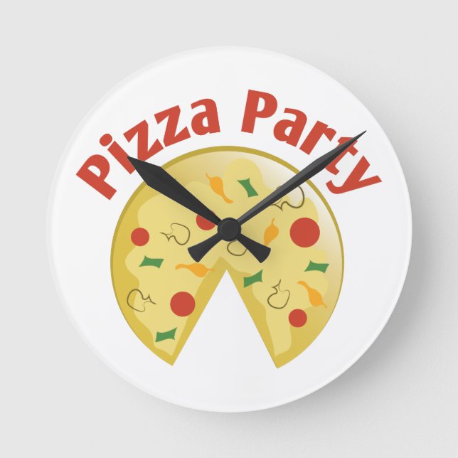 Horloge Ronde Pizza (Recto)