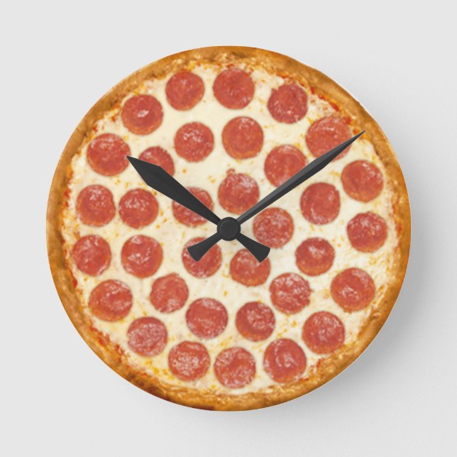 Horloge Ronde Pizza (Recto)