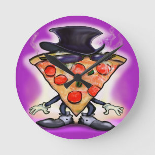 Horloge Ronde Pizza classique