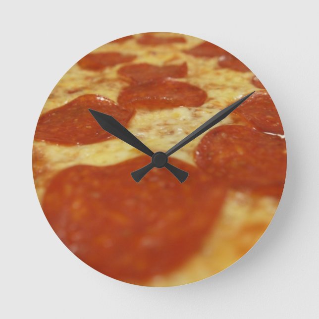 Horloge Ronde pizza pepperoni (Recto)