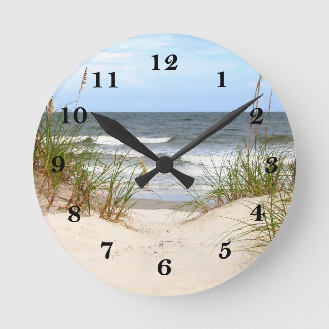 Horloge Ronde Plage (Recto)