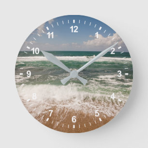 Horloge Ronde Plage et paysage marin