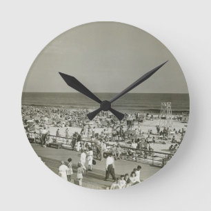 Horloge Ronde Plage serrée