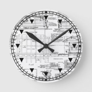 Horloge Ronde Plan directeur