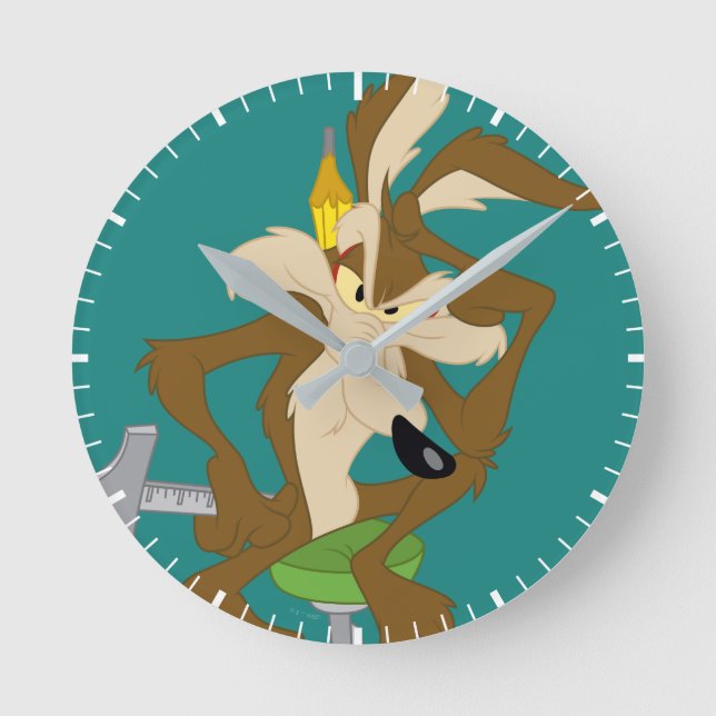 Horloge Ronde Planification de WILE E. COYOTE™ (Recto)
