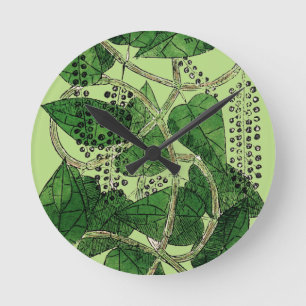 Horloge Ronde Plante de poivre noir, 1578