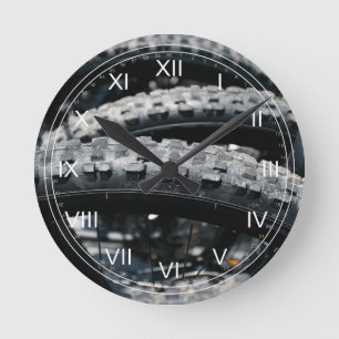 Horloge Ronde Pneus de vélo de montagne