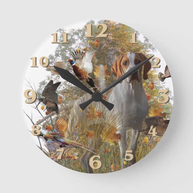 Horloge Ronde Pointer Anglais  (Recto)