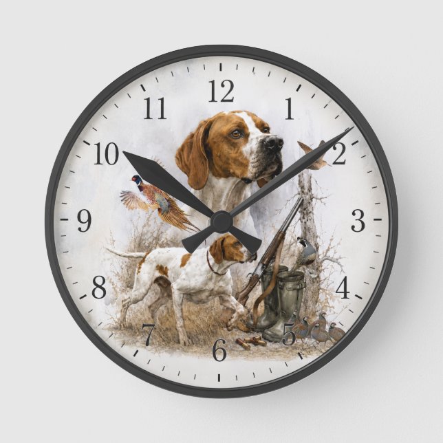 Horloge Ronde Pointer Anglais   (Recto)