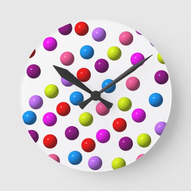 Horloge Ronde Points amusants (Recto)