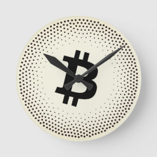 Horloge Ronde Points de saturation Bitcoin