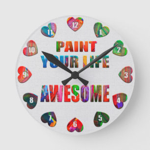 Horloge Ronde Poison pour Artists / Painters / Crafters