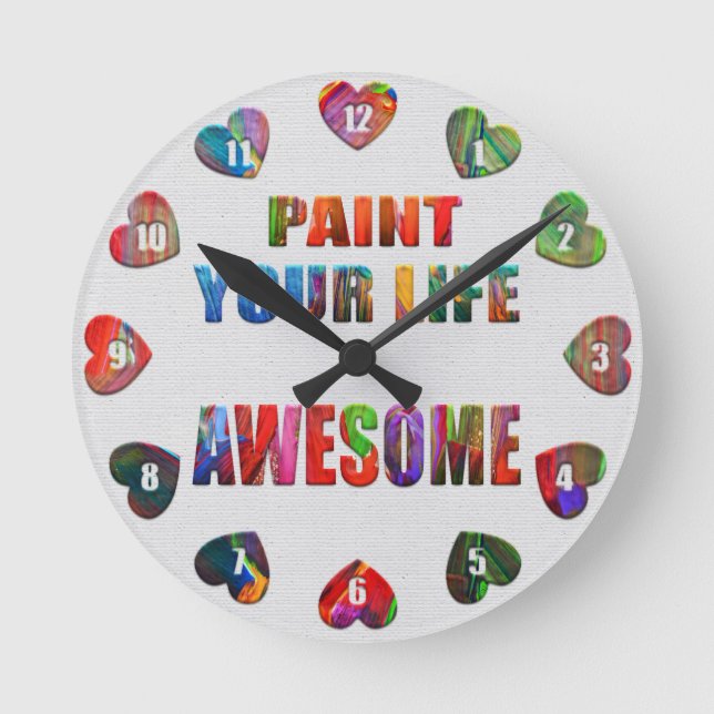 Horloge Ronde Poison pour Artists / Painters / Crafters (Recto)