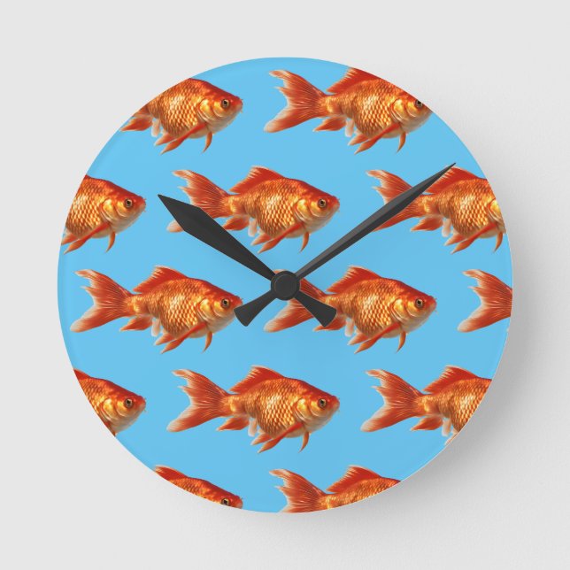 Horloge Ronde Poisson d'or (Recto)