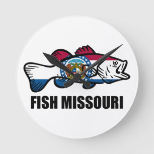 Horloge Ronde Poisson Missouri