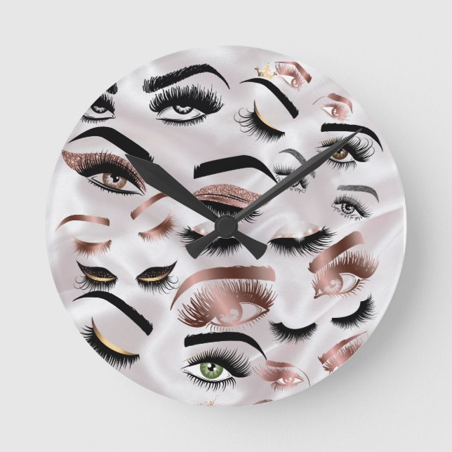 Horloge Ronde Poitrine maquillage artiste sourcils extension sou (Recto)