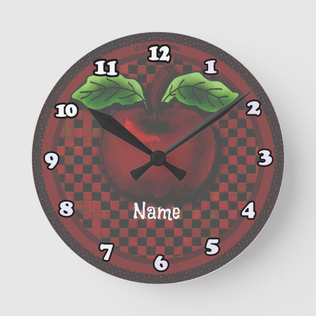 Horloge Ronde Pomme (Recto)