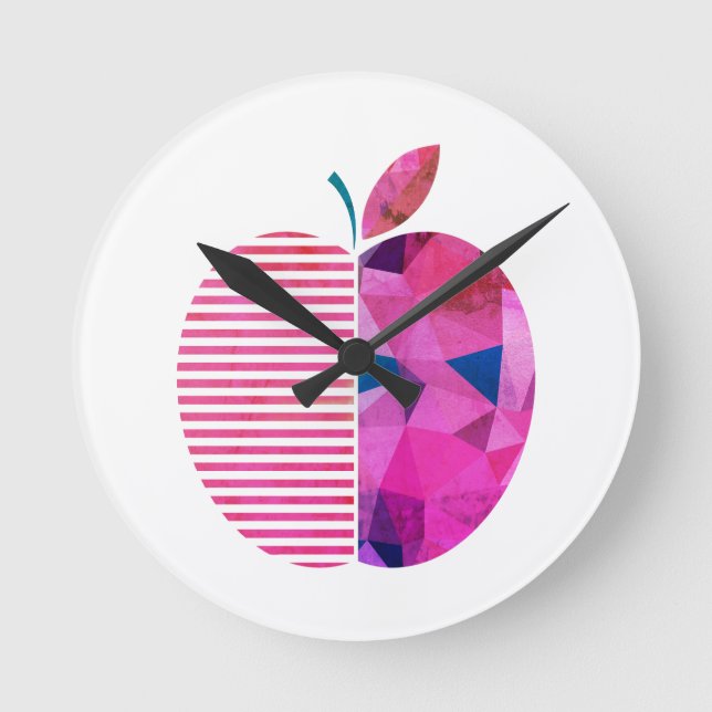 Horloge Ronde Pomme, Fruit, Sain (Recto)