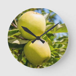 Horloge Ronde Pommes