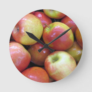 Horloge Ronde Pommes