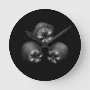 Horloge Ronde Pommes - Art Classique Élégant Amusant Unique