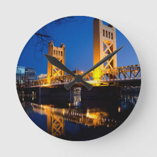 Horloge Ronde Pont de tour - Sacramento, CA