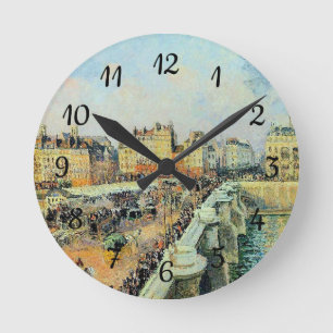 Horloge Ronde Pont Neuf, Après-midi, Sunlight Camille Pissarro