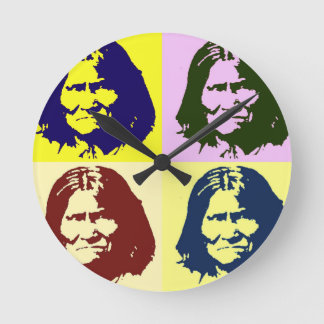 Horloge Ronde Pop Art Geronimo