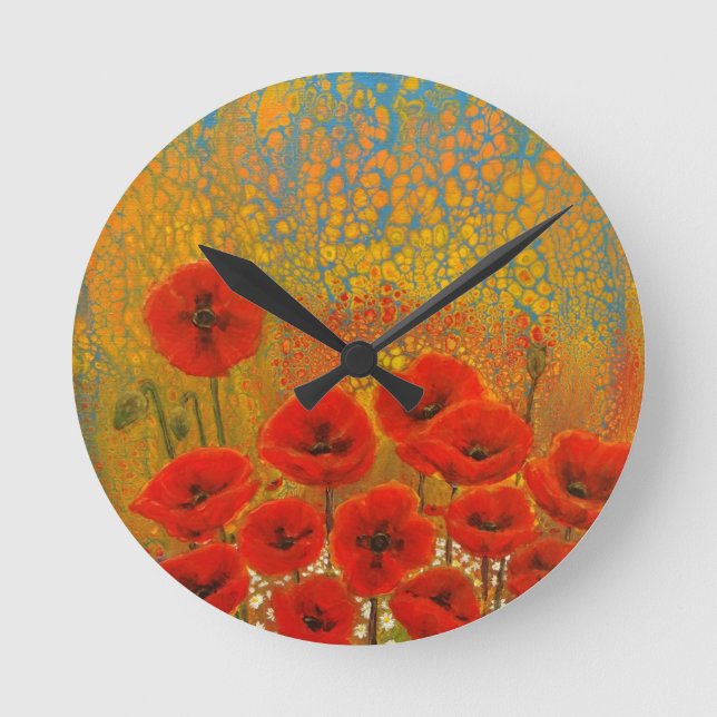 Horloge Ronde Poppy clock (Recto)