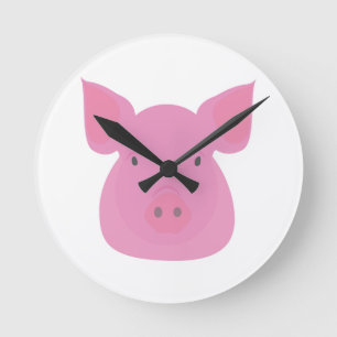 Horloge Ronde Porc