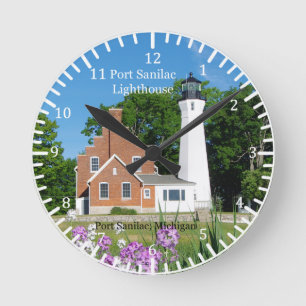 Horloge Ronde Port Sanilac Lighthouse clock