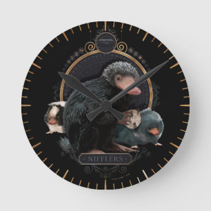 Horloge Ronde Portrait Art nouveau de NIFFLER™s