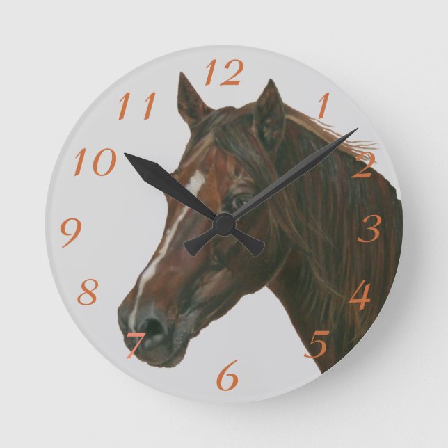 Horloge Ronde portrait de Chestnut marhorst (Recto)