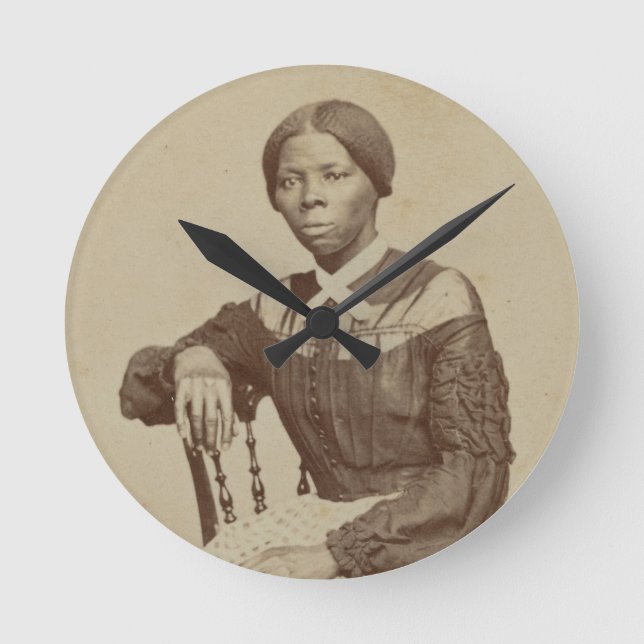 Horloge Ronde Portrait de Harriet Tubman | 1868-69 (Recto)