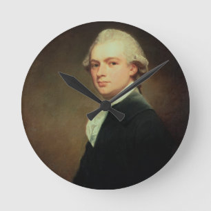 Horloge Ronde Portrait de Henry Russell (1751-1836) c.1783