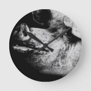 Horloge Ronde portrait de portier