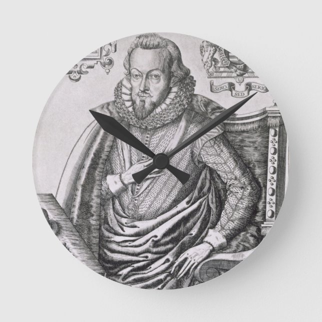 Horloge Ronde Portrait de Robert Cecil (1563-1612) (Recto)