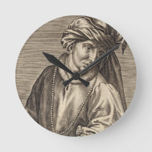 Horloge Ronde Portrait du plat 2 de Jan van Eyck (c.1390-1441)