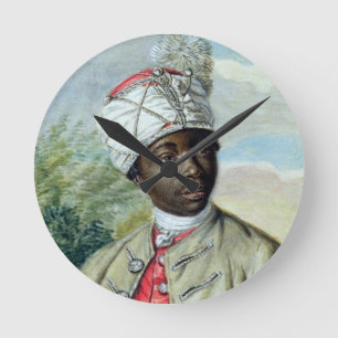 Horloge Ronde Portrait d'un jeune homme (la semaine et