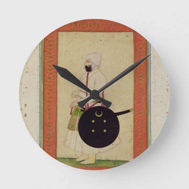 Horloge Ronde Portrait of Dilir Khan, c.1760, from the Large Cli (Recto)