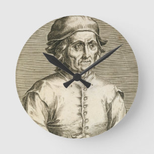 Horloge Ronde Portrait of Hieronymus Bosch (c.1450-1516) plate 3