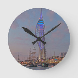 Horloge Ronde Portsmouth, Hampshire, Angleterre