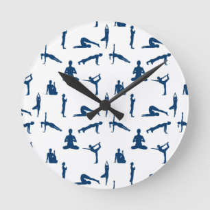 Horloge Ronde Poses de yoga