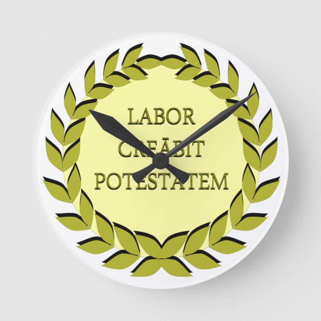 HORLOGE RONDE POTESTORIE CREABIT EN TRAVAIL (Recto)
