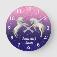 Poulains de licorne violet et rose p