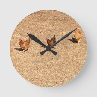 Horloge Ronde Poules